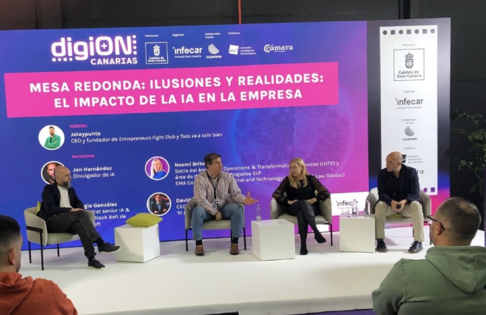 Mesa redonda Ilusiones y realidades de la IA en digiON Canarias